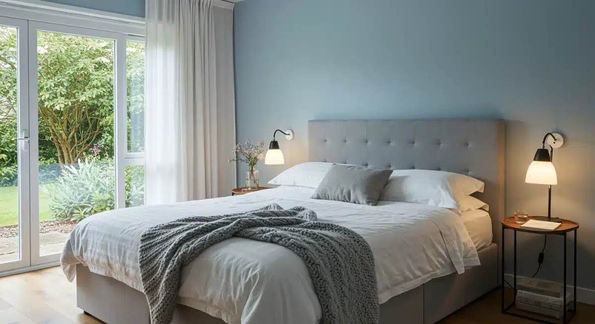 Calm bedroom setting for restful sleep